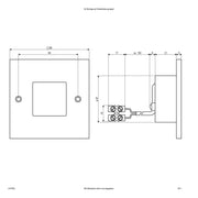 EVN Lichttechnik - Decken-/Wandleuchte LED Wandeinbauleuchte L41 N624 1,2W LED warmweiss