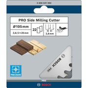 Bosch - Fräser PRO Scheibenfräser, 105 x 3608641002 20 x 2,8 mm 22 Zähne