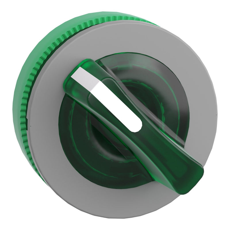 Schneider Electric - Frontelement für Wahlschalter Leuchtwahlschalter ZB5FK1233C0 gn,30mm,in grau