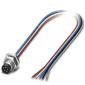 Phoenix Contact - Rundsteckverbinder, feldkonfektionierbar (Industriesteckverbinder) Einbausteckverbinder SACC-E-M8MS-#1424234