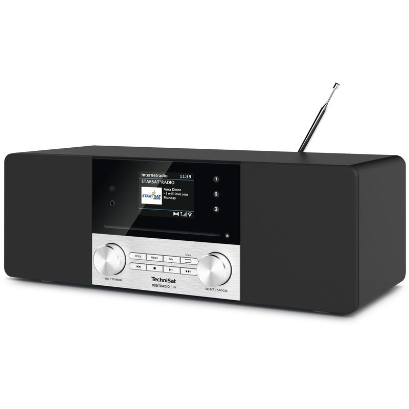 TechniSat - Radio DAB+Digitalradio DIGITRADIO3IR sw/si BT,Audiostreaming