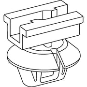 HellermannTyton - Befestigungsschelle für Kabel/Rohre Steckerhalter 151-00222(500) grau 500 Stück − 500 Stück