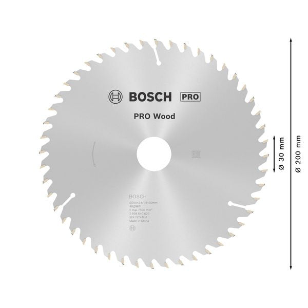Bosch - Kreissägeblatt PRO Wood Kreissägeblatt, 2608640620 200 x 2,8 x 30 mm