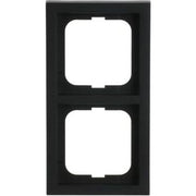 Busch-Jaeger - Abdeckrahmen Rahmen 2-fach 1722-885K schwarz matt, f.lin