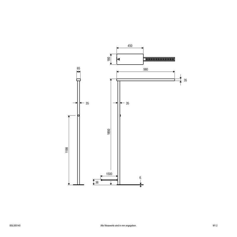 EVN Lichttechnik - Stehleuchte up/down BSL500140