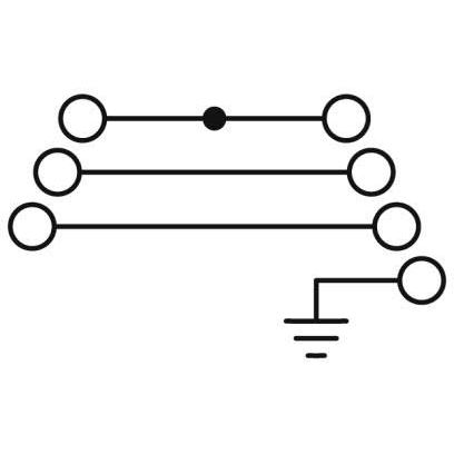 Phoenix Contact - Initiator/Aktor-Reihenklemme Initiatoren-/Aktorenklemme VIOK 1,5-3D/PE-EX BU Schraubanschluss − 50 Stück