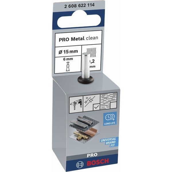 Bosch - Rotierende Drahtbürste PRO Metal clean 2608622114 Topfbürste gerader