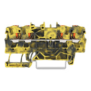 WAGO - Durchgangs-Reihenklemme 4-Leiter-Durchgangsklemme 2202-1401/000-053 Drücker,2,5mm²,dgrge − 100 Stück