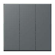 Jung - Abdeckung/Bedienelement für Installationsschalterprogramme Wippe 3fach LC 993 BF 202