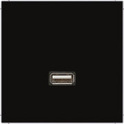 Jung - Multifunktions-Anschlussdose Multimedia-Anschluss sw MA LS 1122 SW USB m.Tragring