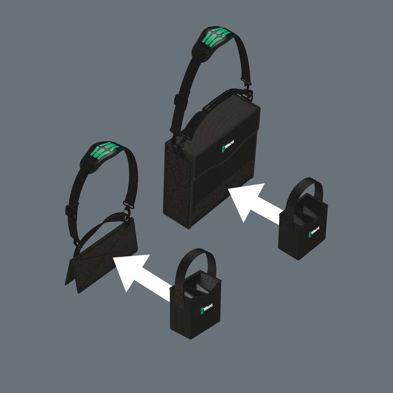 Wera - Werkzeugset Kraftform 2go 05004310001 165x165x105mm