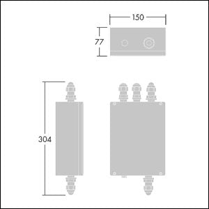 Thorn - Elektrisches Zubehör/Ersatzteile für Leuchten Anschlussbox CONT3 4L #96636991  − 1 Stück