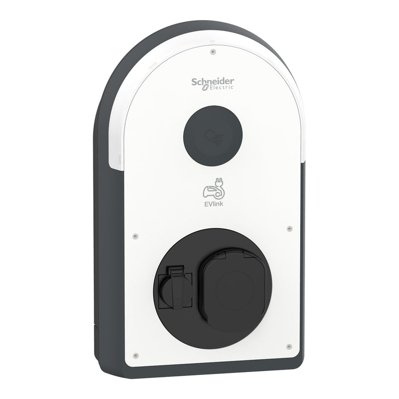Schneider Electric - Ladestation E-Mobility EVlink Wallbox Pro EVB3S22N40FM 22kW-T2S, TF-MID-6mA