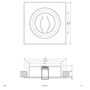 EVN Lichttechnik - Downlight/Strahler/Flutlicht NV EB-Leuchte alu 609 014 50W