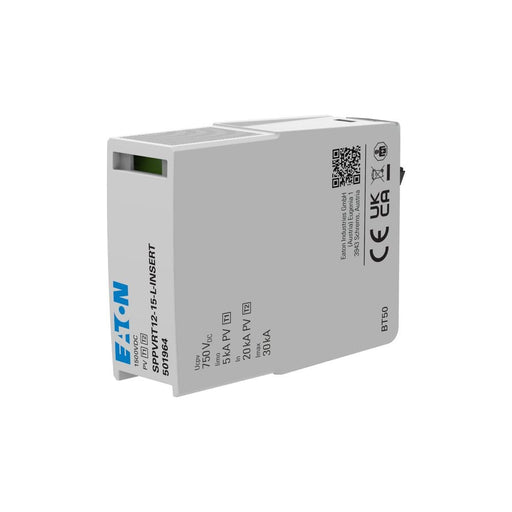 Eaton - Zubehör/Ersatzteile für Erdung und Blitzschutz PV-Überspannungsschutz SPPVRT12-15-L-INSERT 1500V,Klasse1und2