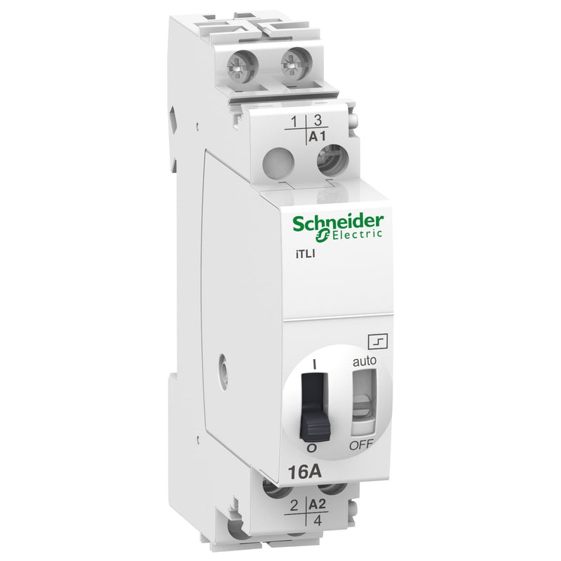 Schneider Electric - Stromstoßschalter Fernschalter ITLI A9C30815 1W 16A 230-240VAC