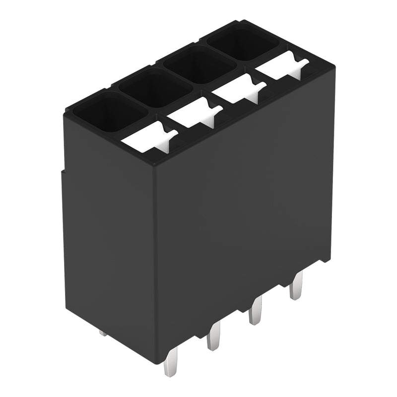 WAGO - Leiterplattenklemme THR-Leiterplattenklemme 20861104300000997605 Drücker,1,5mm²,sw − 1645 Stück