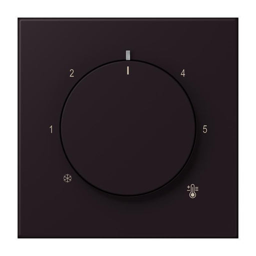 Jung - Abdeckung/Bedienelement für Installationsschalterprogramme Abdeckung für Thermostat LC 1749 BF 248 noir divoire (4320E)