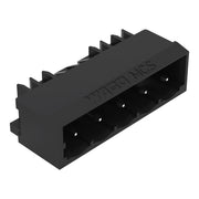 WAGO GmbH & Co. KG - Leiterplattensteckverbinder THR-Stiftleiste Lötstift 231-43#4044918988681 1,0x1,0,abgew.,sw − 200 Stück