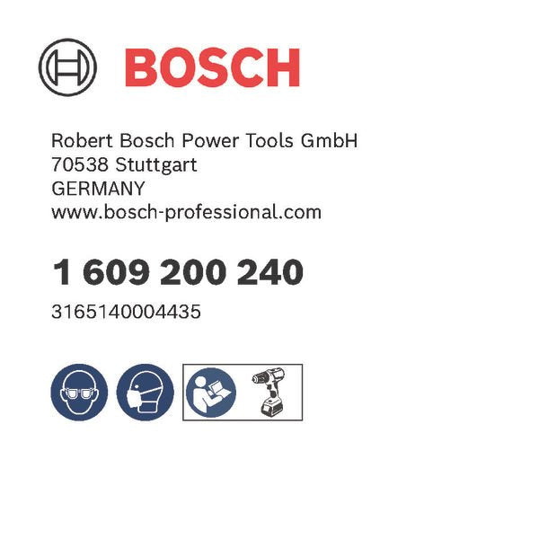 Bosch - Stützteller für Schleifwerkzeug PRO Stützteller, 1609200240 125 x 8 mm
