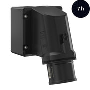 Walther Werke - CEE-Gerätestecker (IEC 60309) CEE NEO Wandgerätestecker FW734507CC schräg 32A 5P 7h