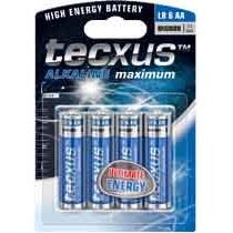 Wentronic - Batterie Batterie Alkali AA Mignon 23633 LR6 (VE4) 1,5V,tecxus  − 1 Packung