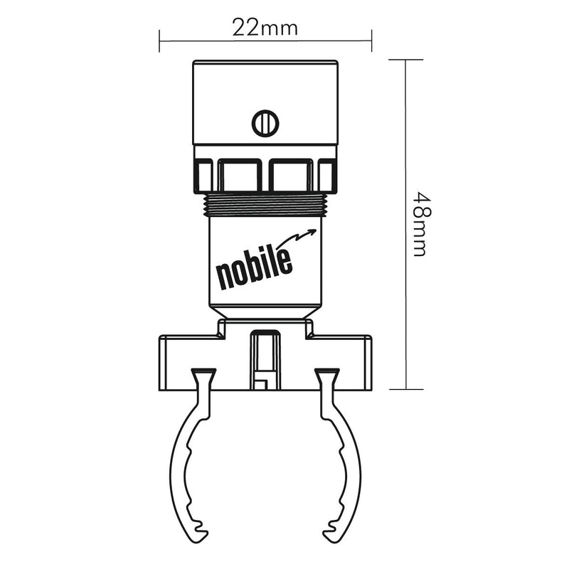 Nobile - Lichtregelsystemkomponente Tageslichtsensor 1-10V DIM 7500121016