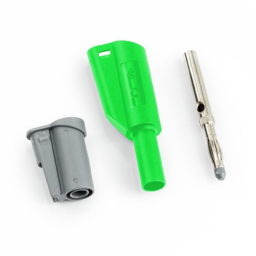 HT Instruments - Zubehör/Ersatzteile für Prüf- und Messgeräte (Elektro) Stecker 1066-IECV 4mm, grün − 1 Stück