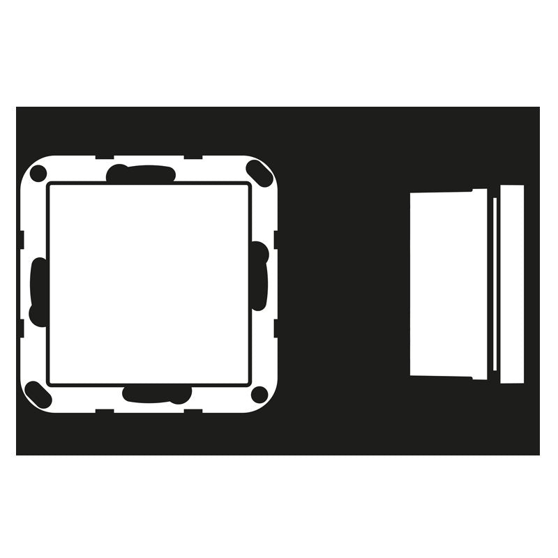 Jung - Bussystem-Raumtemperaturregler Objektregler KNX A 2178 BF ORTS SW schwarz − 1 Stück