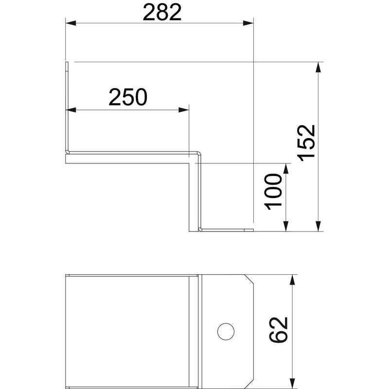 OBO Bettermann - Kupplung für Brandschutzkanal Verbinder BSKM-VE 1025RW mit Dichtung − 5 Stück