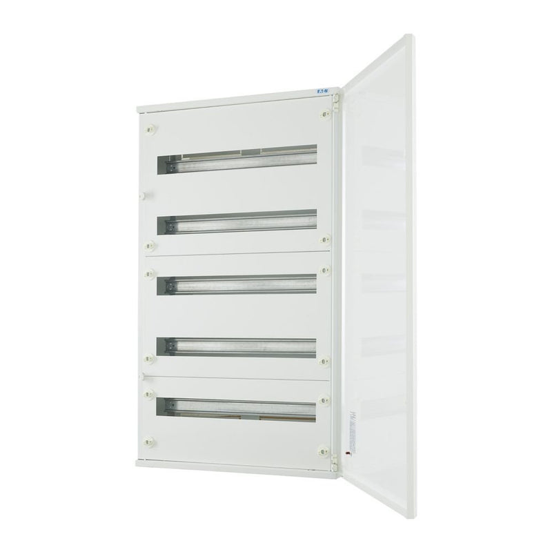 Eaton - Installationskleinverteiler Oberputz Flachverteiler BF-O-5/120-A komplett 5 Rei. Weiß