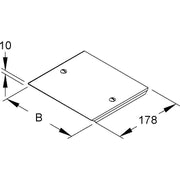 Niedax - Deckel Bogen für Kabeltragsystem Formstückdeckel RFSDDV 60.070