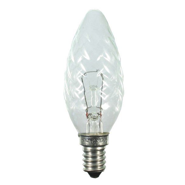 Scharnberger+Hasenbein - Allgebrauchsglühlampe Kerzenform Kerzenlampe gedreht 35x97 40807 E14 230V 60W klar