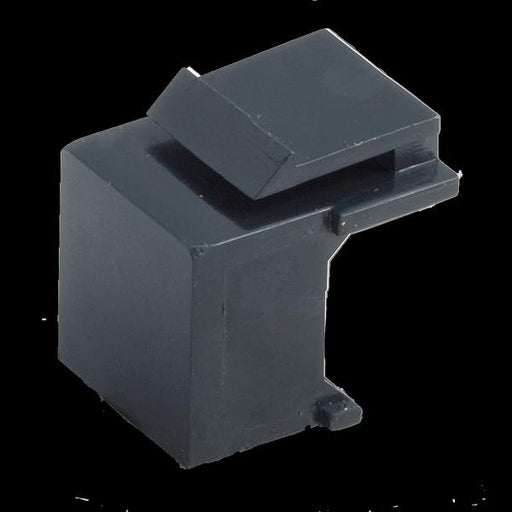 Bachmann - Einsatz/Abdeckung für Kommunikationstechnik Steckplatzabdeckung 917.057 Keystone 1-f schwarz