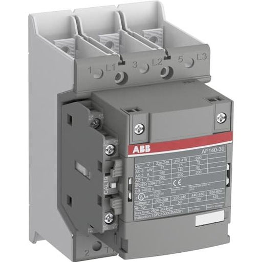 ABB Stotz S&J - Leistungsschütz zum Schalten von Wechselstrom Schütz AF140-30-11B-11 50/60Hz / 20-60V DC