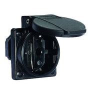 Bals Elektrotech - Schutzkontakt-Anbausteckdose Schutzk. Anbausteckdose 71097 16A IP44 schwarz − 20 Stück