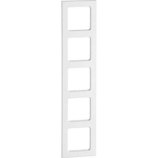 Peha - Abdeckrahmen Rahmen 5-fach alu lack D 20.575.70 T waage/senkrecht