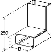Niedax - Inneneck für Leitungsführungskanal GFK-Inneneck 90Gr. LFGIC 80.100 80x100mm