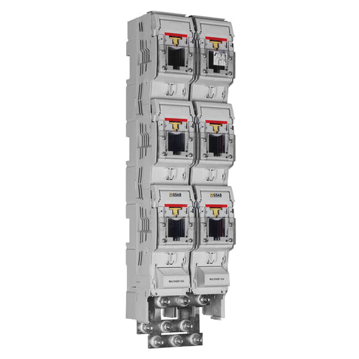 GSAB Elektrotechnik - Sicherungslastschaltleiste Doppellastschaltleiste 99.00.0278 für 3 Kabel