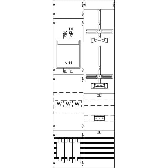 Striebel&John - Zählerfeld Mess-u.Wandlerfeld KA4237 komplett H5/B2