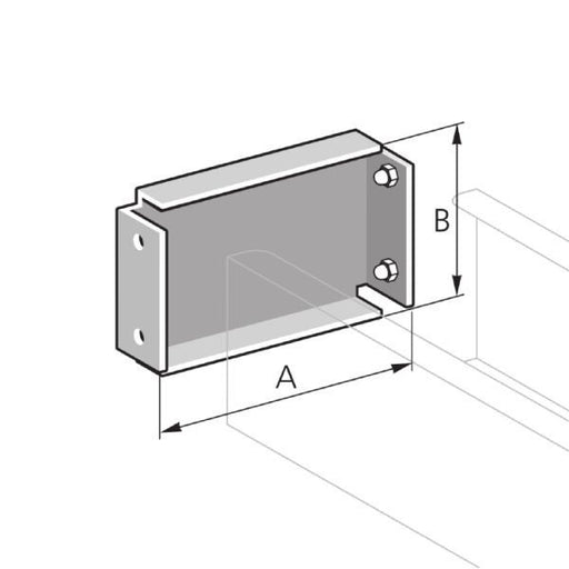 Pflitsch - Endstück für Leitungsführungskanal Endkappe EKI 50/ 50 S innen − 1 Stück by Pflitsch
