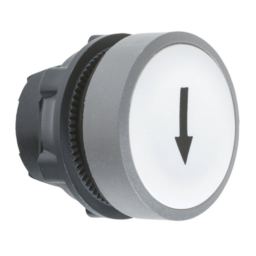 Schneider Electric - Frontelement für Drucktaster Drucktaster, Front ZB5AA334C0 weiss, 22mm, in grau