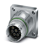 Phoenix Contact - Rundsteckverbinder, feldkonfektionierbar (Industriesteckverbinder) Gerätesteckverbinder ST-7ES1N8AWK00S Vorderwand