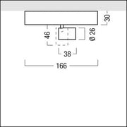 Zumtobel Group - Downlight/Strahler/Flutlicht LED-Akzentstrahler SUP2 S 1/L #42184339 3000K DALI weiß