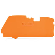 WAGO - Abschluss- und Zwischenplatte für Reihenklemme Abschluss Zwischenplatte 2116-1292 1 mm dick, orange − 25 Stück