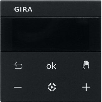 Gira - Bedienelement intelligent RTR Display 5393005 sw