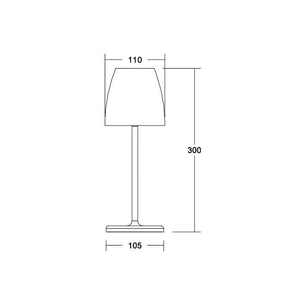 Brumberg Leuchten - Tischleuchte LED-Solartischleuchte 60331183 3000 K schwarz