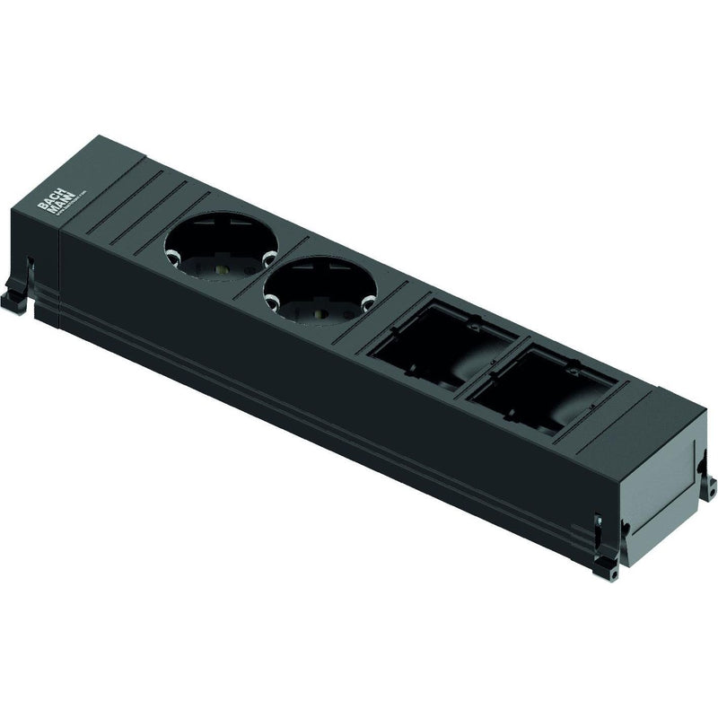 Bachmann - Mehrfachsteckdose Steckdoseneinheit 916.0601 2xSchutzk.,2xCM