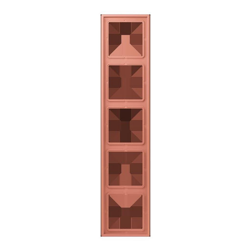 Jung - Abdeckrahmen Rahmen 5-fach LC 985 233 locre rouge moyen