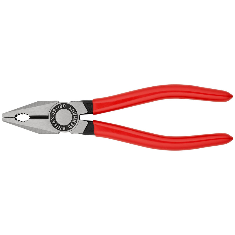 Knipex - Kombizange 03 01 180 SB schwarz, 180mm